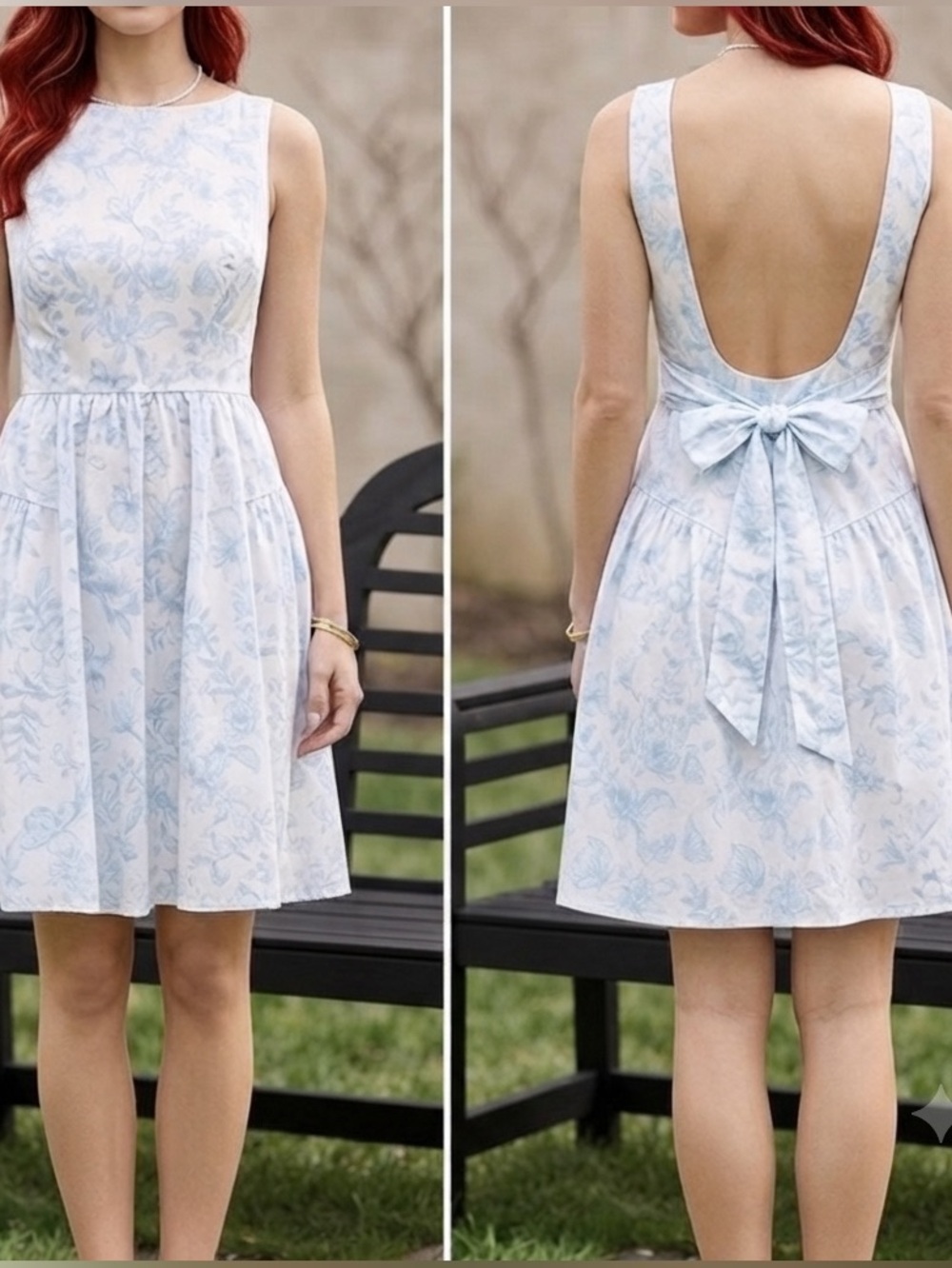 Sleeveless Fit-and-Flare Dress